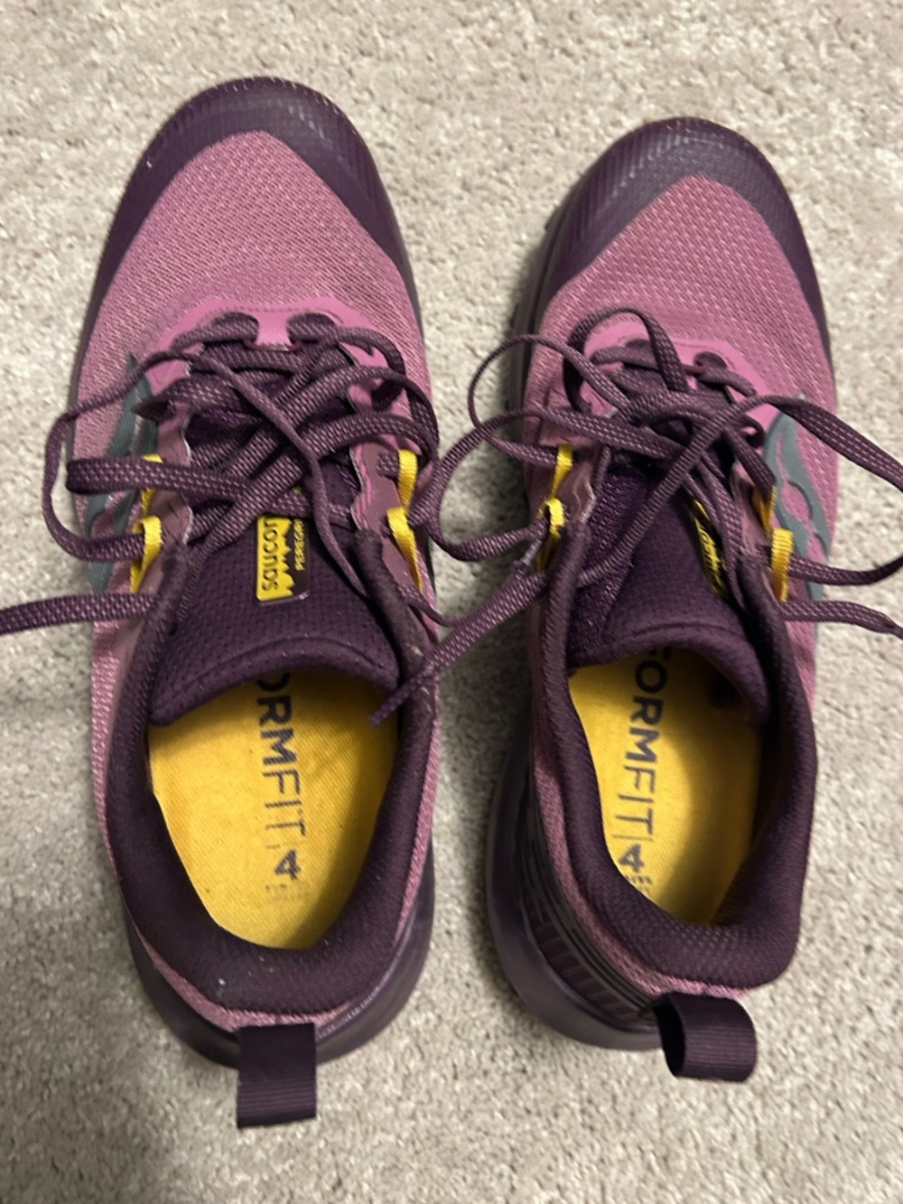Saucony Women's Purple Trail Running Shoes - Picture 5 of 9